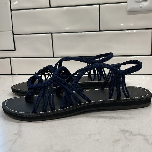 Everelax Rope Hand Braided Flat Sandals Woven Women’s Size 10 NWOT - Picture 6 of 16